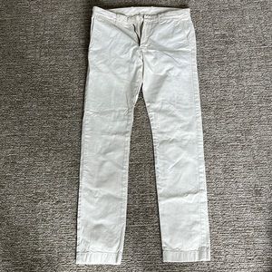 J Crew off-white linen pants